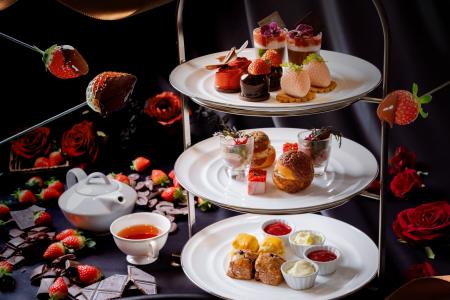 いちご×チョコレートのアフタヌーンティー「Melty Cho いちご×チョコレートのアフタヌーンティー「Melty Cho