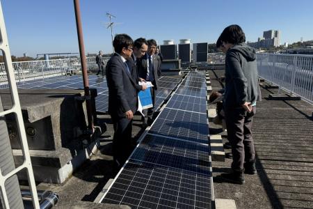 【台湾の研究機関が視察】太陽光発電システムと蓄電池