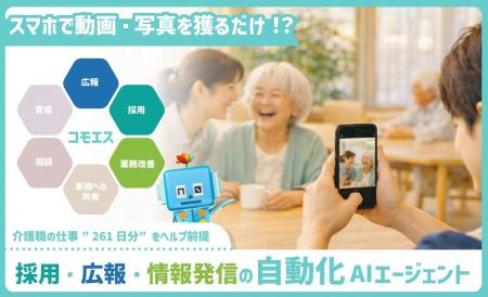 AIエージェントアプリ『コモエス』で介護職の仕事“261