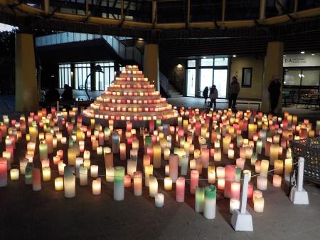 河川環境楽園 冬の楽園祭メインイベント「キャンドル