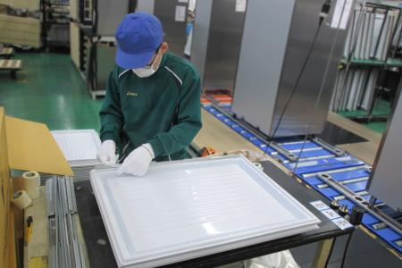 フクシマガリレイ岡山工場で勝央中学校2年生の職場体 フクシマガリレイ岡山工場で勝央中学校2年生の職場体