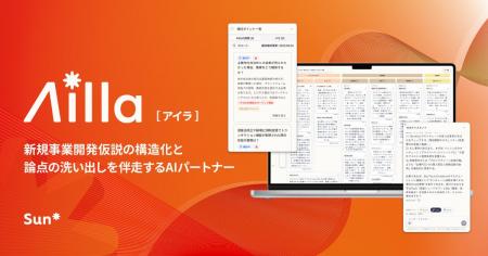 Sun*、新規事業開発で検証すべき論点を見える化するAI