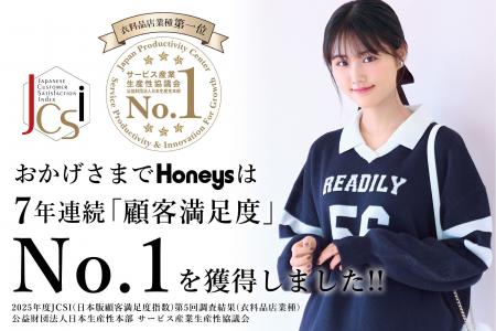 ハニーズ、2025年度JCSI（日本版顧客満足度指数）調査