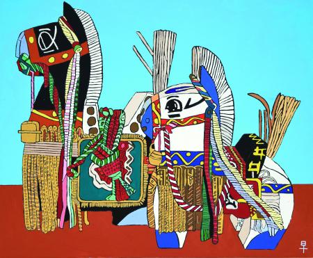 四季折々の障害者アーティストの絵画作品を展示 『ア 四季折々の障害者アーティストの絵画作品を展示 『ア