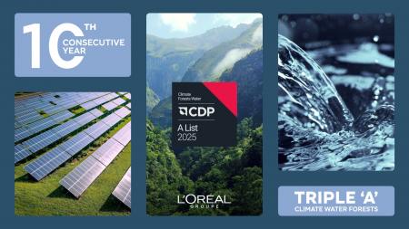 ロレアル、環境リーダーシップでCDPより「史上初の10