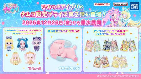 TVで大人気のアイプリたちがナムコに集合！ 『ひみつ