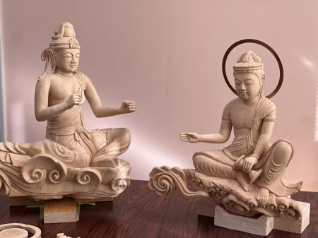 雲中供養菩薩の彩色を誠恵高校が担当　沼津御用utf-8