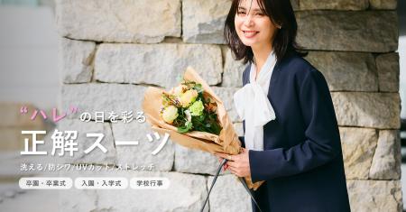 上下セット１万円台の高機能「正解スーツ」が12月19日