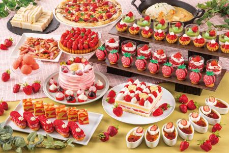 旬の苺を使ったスイーツをご堪能あれ ローズホテル横