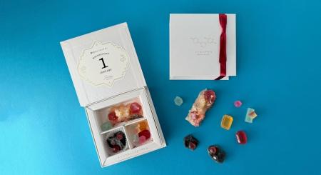 お年賀に最適！新年を彩る赤い宝石の琥珀糖”1月の誕生