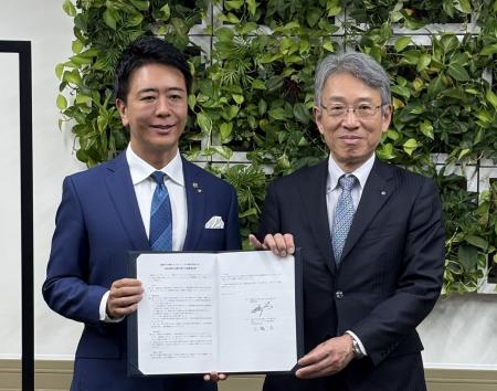 福岡市との「脱炭素社会の実現に向けた連携協定」の締