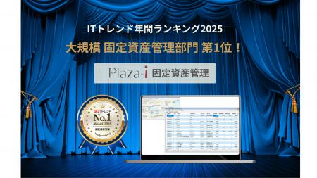 「Plaza-i 固定資産管理」が、「ITトレンド年間ランキ