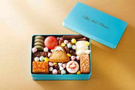 新年は、縁起の良いスイーツから。“お年賀”クッキー缶