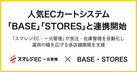 人気ECカートシステム「BASE」「STORES」と連携開始