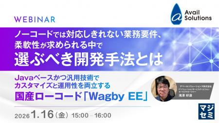 『ノーコードでは対応しきれない業務要件、柔軟性が求