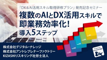 DX＆AI活用スキル取得研修セット発売記念セミナー「複