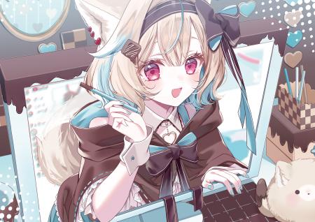 活動3周年を迎えた大人気VTuber「甘狼このみ」の描き