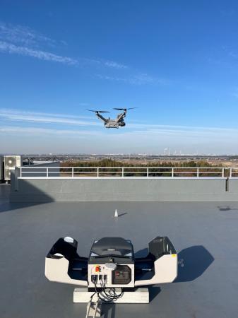 ドローンを活用した通学路安全見守り事業