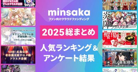 ファン向けクラウドファンディングminsaka 2025年総ま