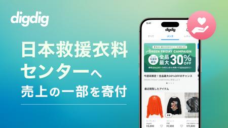 digdig、 特定非営利活動法人 日本救援衣料センターへ