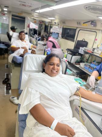 【献血】スリランカ被災に想いを寄せ～マハメウナーワ