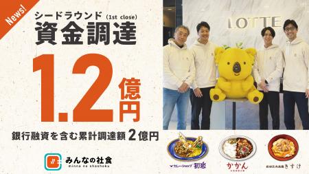 有名店社食サービス「みんなの社食」シードラウンド（