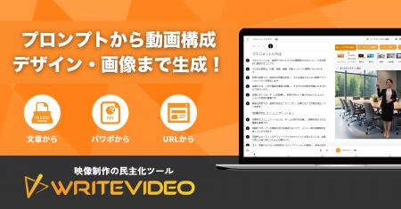 【AI動画生成WriteVideo】プロンプトから動画構成・デ