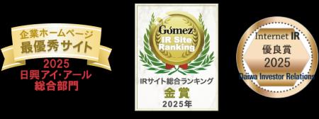 「Gomez IRサイトランキング」で当社初の金賞を受賞、 「Gomez IRサイトランキング」で当社初の金賞を受賞、