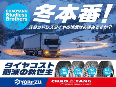 CHAOYANGトラックタイヤ　2025年冬の売れ筋スタッドレ