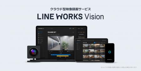 クラウド型映像録画サービス「LINE WORKS Vision」、