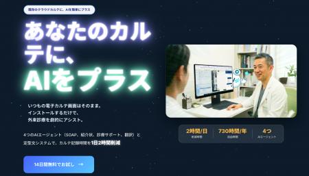 【医療DX】ベンダー調整・システム入替は一切不要。「