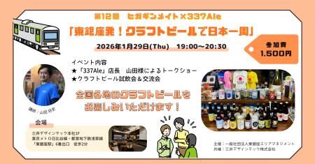 第12回 ヒガギンメイト『東銀座発、クラフトビールで