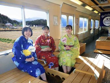 近鉄名古屋駅～湯の山温泉駅間で「足湯列車」を今年度