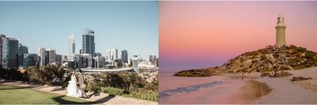 カップルのメモリアルな旅行先、西オーストラリア州