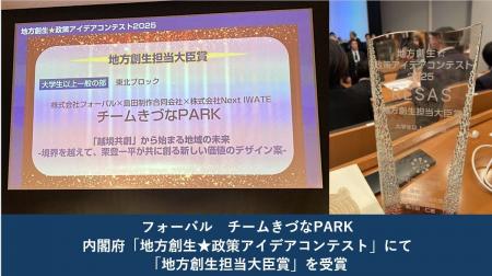 株式会社フォーバル　チームきづなPARK　内閣府「地方