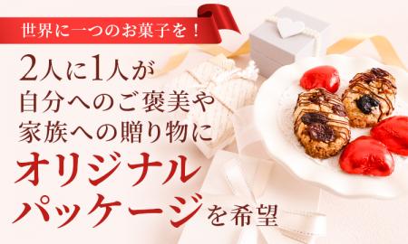 世界に一つのお菓子を！2人に1人が「自分へのご褒美」