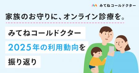 家族のお守りに、オンライン診療を。みてねコールドク