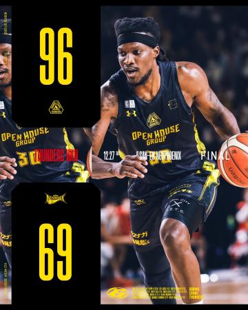 【群馬クレインサンダーズ：試合結果】12/27(土) vs 