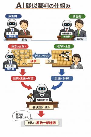 Legal AI - AI裁判が判決をシミュレーション。原告・