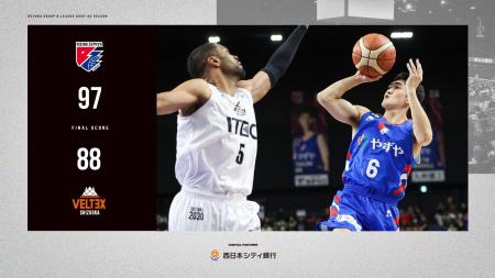 B2福岡｜粘りのディフェンスから逆転、年内最終戦を白