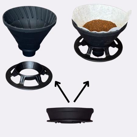 わずか厚さ2.5cmに折り畳める「DIONYSOSコーヒーutf-8