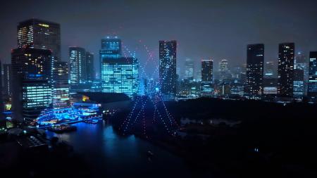 “Happy Birthday!!”を竹芝の夜宙にーー。アゲハライド