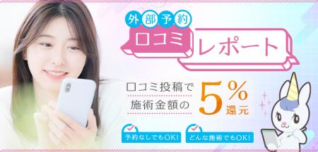 【美容医療の口コミ広場】が予約なしでもポイント還元