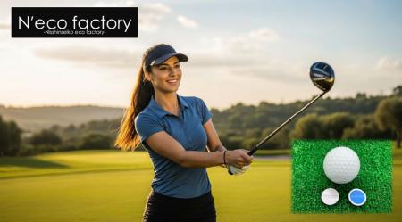 鉄製廃材をゴルフ用ボールマーカーへアップサイクル。