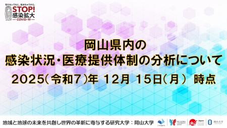【岡山大学】岡山県内の感染状況・医療提供体制の分析