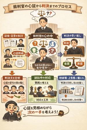 Legal AI【AI裁判】裁判官の「心証」を心理学的に分析
