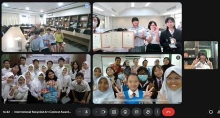 『中学生 ごみアート国際コンテスト』 表彰式を開催し