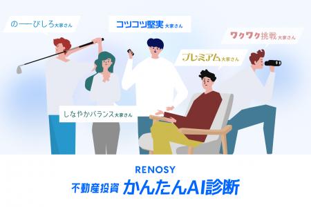 AI不動産投資のRENOSY、「不動産投資かんたんAI診断」 AI不動産投資のRENOSY、「不動産投資かんたんAI診断」