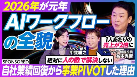 【PIVOTにて公開】2026年 AIワークフロー元年！？一人