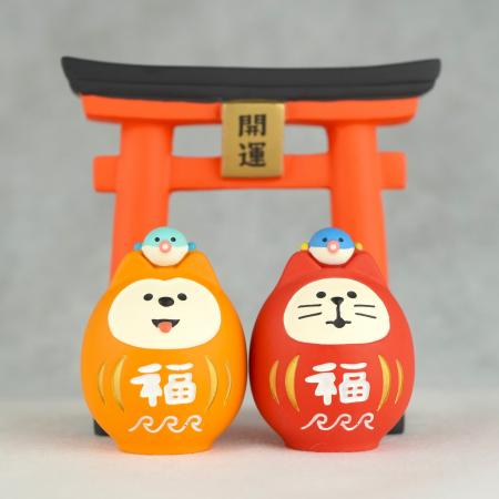 山口の縁起文化を形にした新・山口土産【福猫だるま・